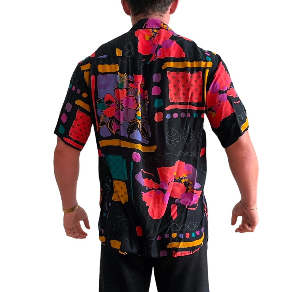 Retro Geometric Button Down - image 5